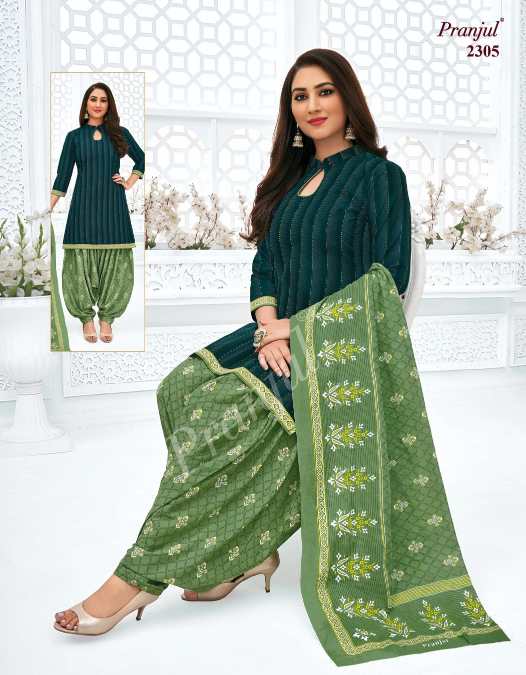 Priyanshi 23 Casual Wear Cotton Printed Designer Dress Material Collection